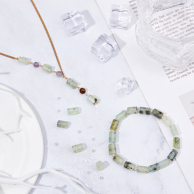 2 Strands Natural Prehnite Beads Strands G-FH0002-37-1