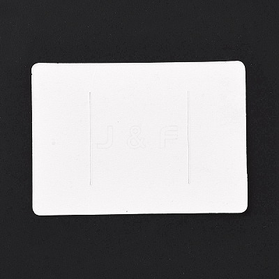 Rectangle Paper Hair Clip Display Cards DIY-B061-02E-1
