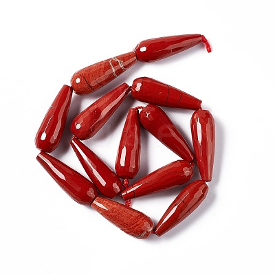 Natural Red Jasper Beads Strands G-I328-03-1