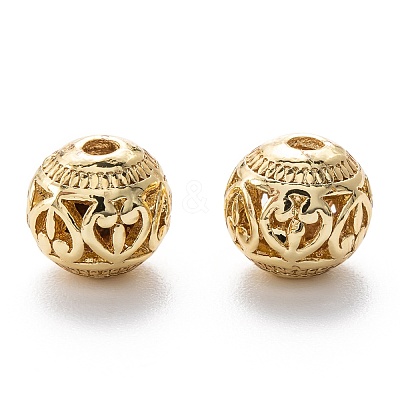 Alloy Hollow Beads X1-PALLOY-P238-23G-RS-1