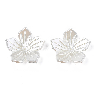 ABS Plastic Imitation Pearl Beads OACR-N012-001-1