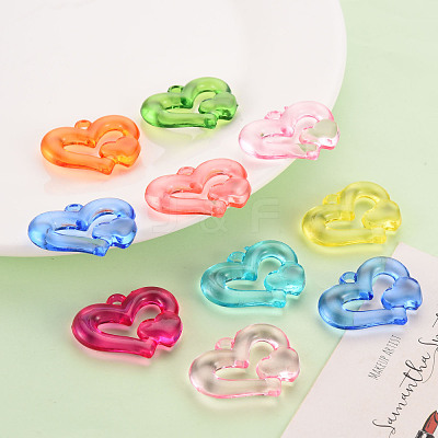 Transparent Acrylic Beads TACR-S154-57B-1