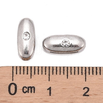 Letter Slider Beads for Watch Band Bracelet Making ALRI-O012-I-NR-1