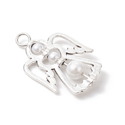 Glass Pearl Pendants PALLOY-JF04044-1