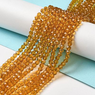Transparent Glass Beads Strands LS-EGLA-A035-T4mm-D04-1