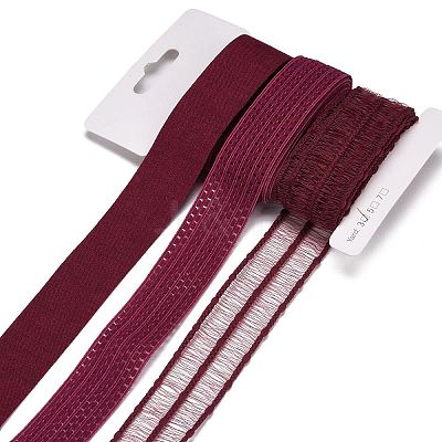 9 Yards 3 Styles Polyester Ribbon SRIB-A014-A01-1