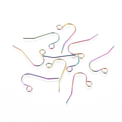Ion Plating(IP) 304 Stainless Steel Earring Hooks STAS-F241-03-M-1