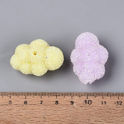 Opaque Acrylic Beads OACR-Q201-01B-M-1