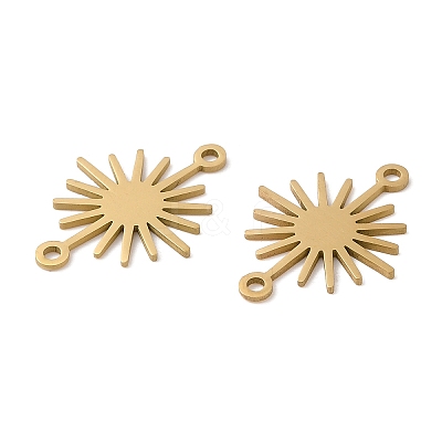 201 Stainless Steel Connector Charms STAS-A084-02G-1