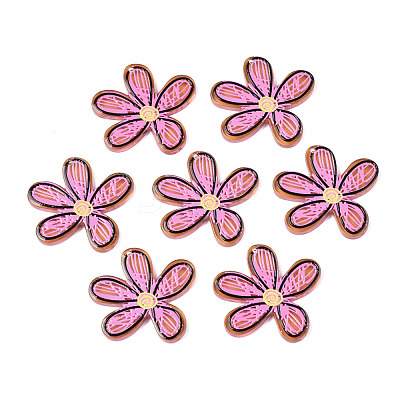 Transparent Acrylic Pendants KY-T022-29-1