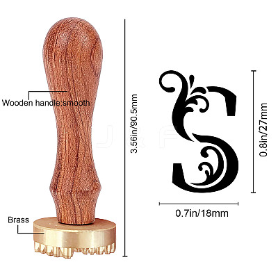 1Pc Brass Stamp Head DIY-CP0006-100-1