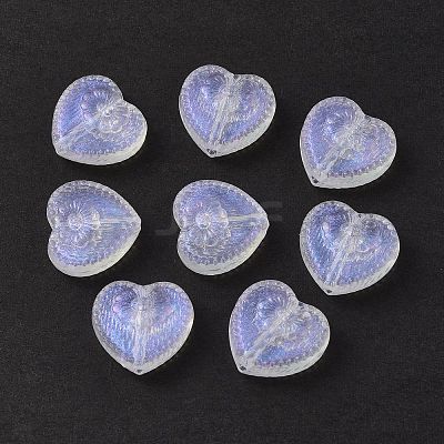 Transparent Acrylic Beads OACR-P007-28-1