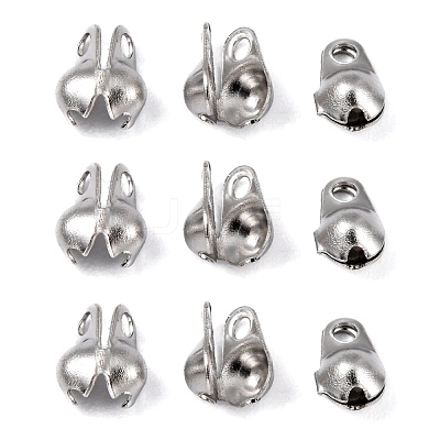 Tarnish Resistant 304 Stainless Steel Bead Tips X-STAS-R063-21-1