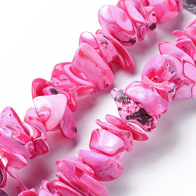 Natural Trochid Shell/Trochus Shell Bead Strands SSHEL-N034-105-A01-1