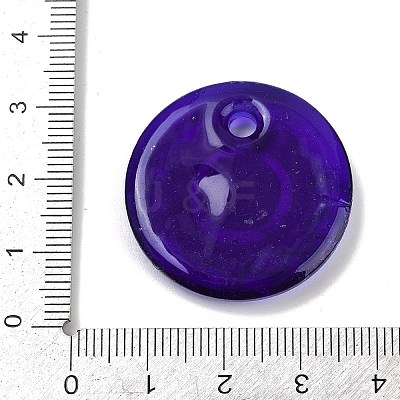 Handmade Lampwork Pendants LAMP-R005-01G-1
