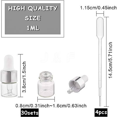 Glass Dropper Bottles MRMJ-BC0002-24-1