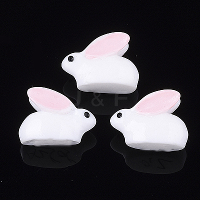 Bunny Resin Cabochons CRES-T010-98-1