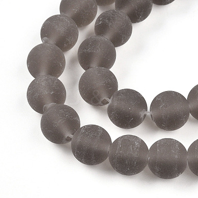 Transparent Glass Beads Strands GLAA-T032-T10mm-MD02-1
