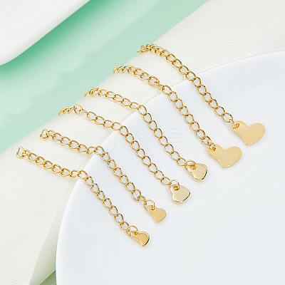 30Pcs 3 Styles 304 Stainless Steel Chain Extender STAS-DC0016-78G-1
