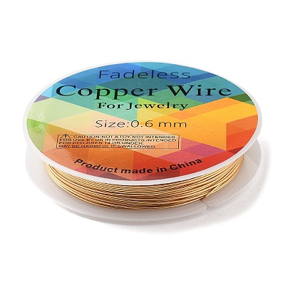 Copper Jewelry Wire CWIR-CW0.6mm-26-1