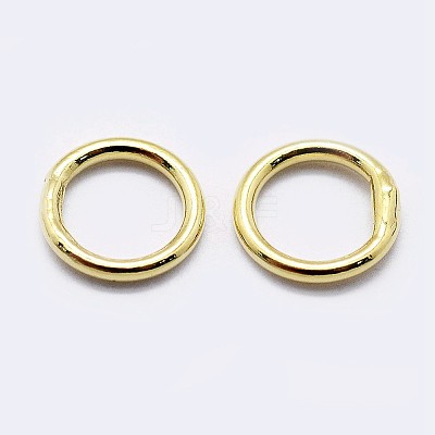 925 Sterling Silver Soldered Closed Jump Rings X-STER-F036-03G-0.9x6-1
