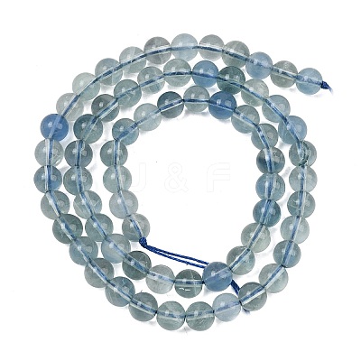 Natural Blue Fluorite Beads Strands GG-CBAF158-6mm-1