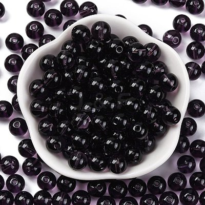 Transparent Colours Glass Seed Beads SEED-Z004-T8MM-04-1