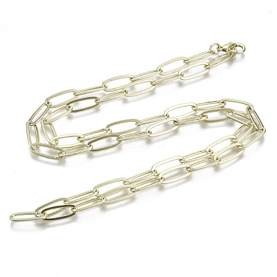 Brass Paperclip Chains MAK-S072-13A-14KC-1