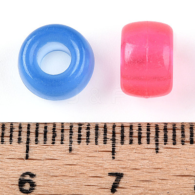 Transparent Luminous Acrylic Beads OACR-N137-33-1