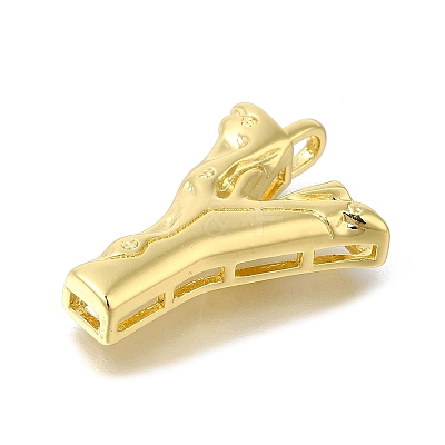 Rack Plating Brass Pendants KK-I721-02G-Y-1