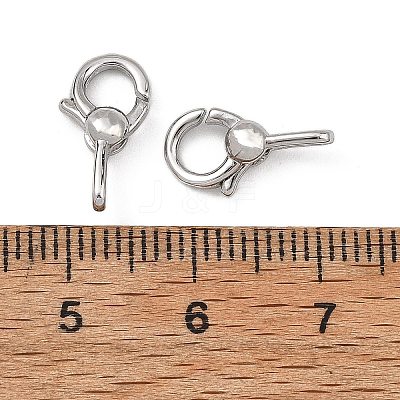 SHEGRACE Brass Spring Ring Clasps XGRQ58643-785P-1