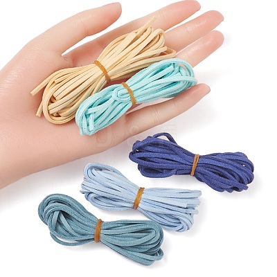 5 Strands 5 Colors Faux Suede Cord LW-FS0001-01D-1