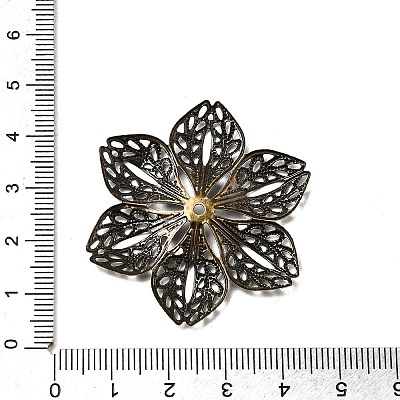 Iron Filigree Pendants & Filigree Joiners Links & Beads Caps IFIN-TA0001-25-1