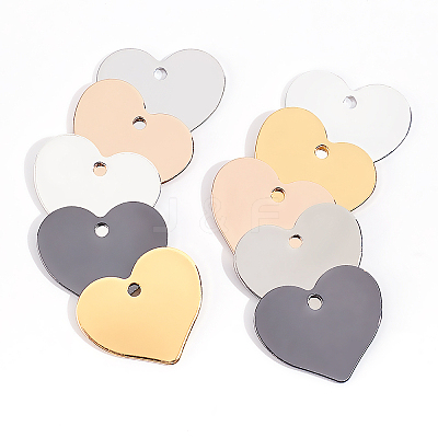 30Pcs 5 Colors Brass Pendants KK-BC0002-13-1