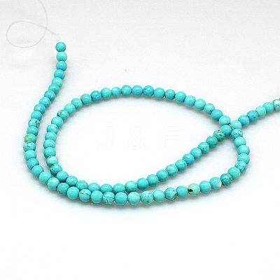 Natural Magnesite Beads Strands TURQ-G103-6mm-01-1