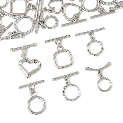 20Pcs 12 Styles Alloy Toggle Clasps FIND-FS0004-53P-1