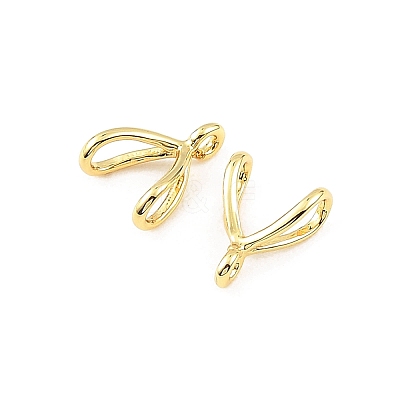 SHEGRACE Brass Ice Pick Pinch Bails XGRQ1R905-350G-1