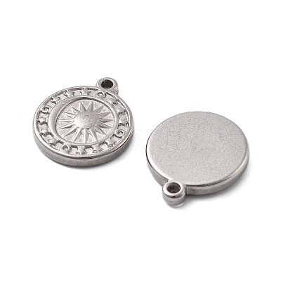 304 Stainless Steel Pendants STAS-V002-05P-1