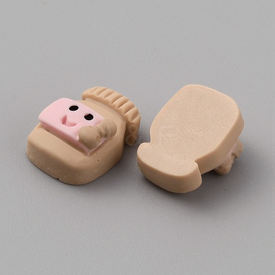 Opaque Resin Cabochons RESI-CJC0004-02-1