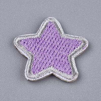 Computerized Embroidery Cloth Self Adhesive Reusable Patches DIY-I033-20B-1