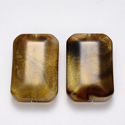 Imitation Gemstone Acrylic Beads OACR-R075-01A-1