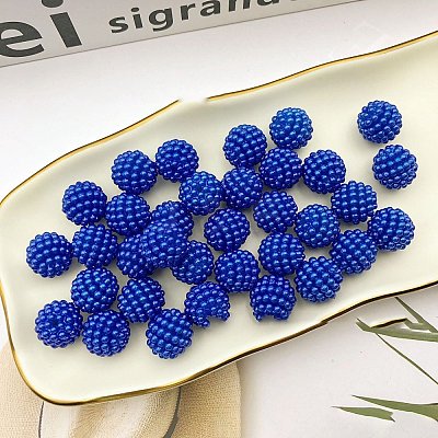 ABS Plastic Round Beads KY-TAC0015-02B-11-1