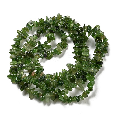 Natural Canadian Jade Beads Strands G-G0003-B38-1