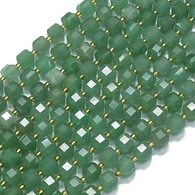 Natural Green Aventurine Beads Strands G-K389-A19-01-1