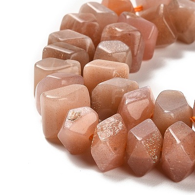 Natural Sunstone Beads Strands G-N327-05-12-1