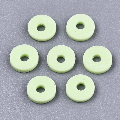 Handmade Polymer Clay Beads Strands CLAY-R089-8mm-Q080-1