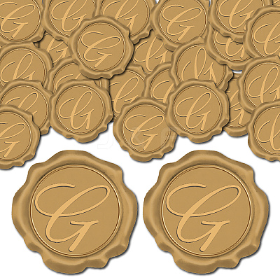 Adhesive Wax Seal Stickers DIY-CP0009-12F-1