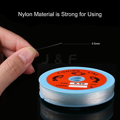 Transparent Fishing Thread Nylon Wire EC-L001-0.5mm-01-1