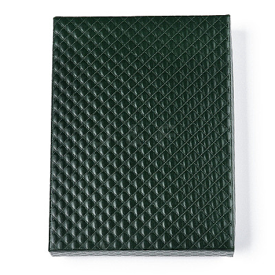 Rhombus Textured Cardboard Jewelry Boxes CBOX-T006-01C-1