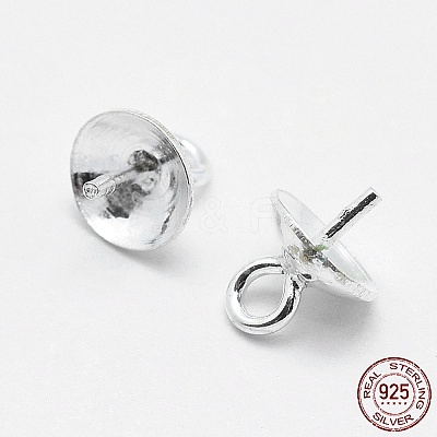 925 Sterling Silver Pendant Bails STER-E050-08S-1